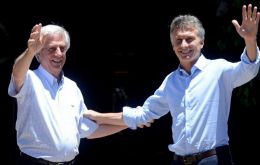 Vazquez thanked Macri for making Uruguay his first overseas country visit since taking office last 10 December.
