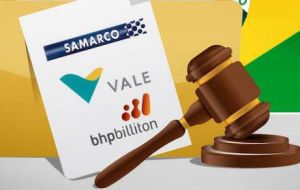 Samarco, which runs the mine, is a joint venture between Vale and Australia's BHP Billiton, the world's largest mining firm. 