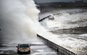 A spokesman said: ‘There will be several low pressure systems which will work their way across the UK. We are in for some heavy rain and strong winds”.