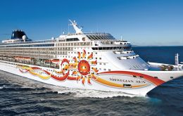 Norwegian Sun is expected to call at Punta Arenas on Thursday.