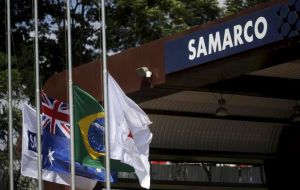 Samarco is a 50-50 iron ore joint venture between Brazil’s Vale and Australia’s BHP Billiton.