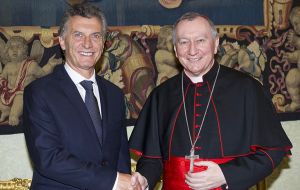 “We also talked with Vatican Secretary of State, Cardinal Pietro Parolin, who wishes to accompany his Holiness, soon, since he does not know Argentina”.
