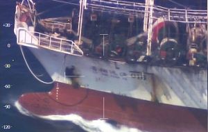 The release calls on Argentina to immediately investigate the incident to ensure the “security and legal interests” of Chinese fishing vessels