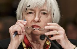 Yellen said the Fed is monitoring the effects of a global economic slump, lower oil prices and stock market turbulence. Fed will “proceed cautiously” in raising rates. 