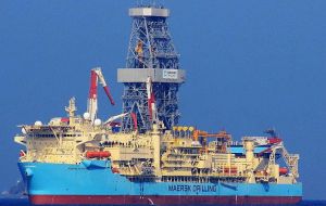 The well was spud at the “Raya/1” prospect in Block 14 by the Maersk/Venturer drilling ship 