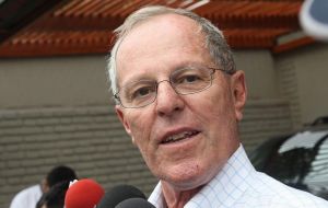 Early results and exit polls also showed that Kuczynski, a 77-year-old former World Bank economist, had a lead for second place and a spot in the run-off, although the results could still change