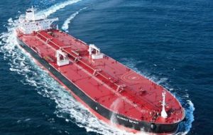 The second cargo, on tanker Nordic Zenith, is carrying 925,000 barrels for China's CNR and it is expected to arrive in early June