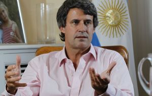 Finance Minister Alfonso Prat-Gay said events in Brazil will cost Argentina a point off its gross domestic product.