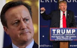 Cameron said that Trump's suggestion Muslims should be barred from the United States was “divisive, stupid and wrong.” 
