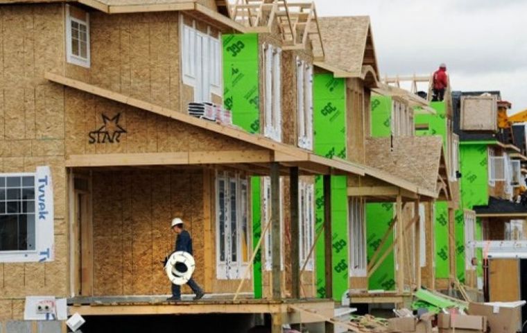 Commerce Department figures showed housing starts rose by 6.6% in April to a seasonally adjusted annual pace of 1.17 million units.