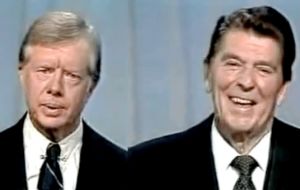 “The standard for unpopular presidential candidates has been Jimmy Carter and  Reagan in 1980, but we have two new champions” said pollster Daron Shaw 