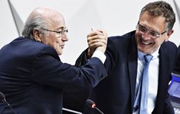 Sepp Blatter and Jerome Valcke, when they ruled undisputedly in FIFA 