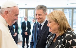 The Foreign minister said that “there was no animosity at all toward the president” from the pope and that the conversation had been very rewarding.
