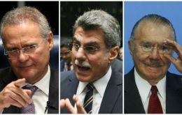 Justice Teori Zavascki rejected the request o arrest Senate President Renan Calheiros; Sen. Romero Jucá, and former President José Sarney.