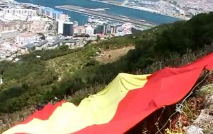 Minguez was arrested following reports of a large Spanish flag being displayed in an area near Signal Station Road, on the western side of the Upper Rock.