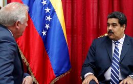 US envoy Shannon and Maduro, met after lunch in the Miraflores presidential palace in Caracas.