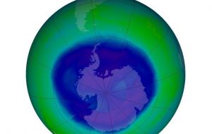 Last October the ozone hole reached a record size of 23 million square kilometers, some 20 percent larger than the previous year. 