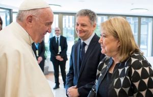 Francis said he has received several of Macri ministers, including Susana Malcorra: “can't see how an electronics engineer has managed to have such a political wit!”  