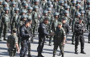 Brazil has put together a solid security program of 85,000 federal, state, and municipal government personnel to ensure an atmosphere of absolute peace