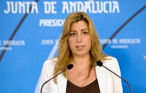 Junta de Andalucia president, Susana Díaz visited Algeciras and La Linea to highlight the need for a coordinated response to Brexit “negative effects”