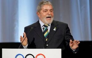 As president from 2003 to 2011, Lula campaigned to help Brazil win the 2014 World Cup and next month's Summer Olympics.