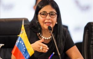 Venezuelan foreign minister Delcy Rodriguez accused Susana Malcorra who pretends the UN chair of acting with “disrespect for international treaties”.