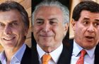 Michel Temer met last Friday at Itamaraty with Argentina's Macri, Paraguay's Cartes and advisors to assess the current situation of the Mercosur presidency