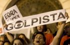 It was the largest of a wave of demonstrations against new President Michel Temer since the conservative lawyer was sworn in on Wednesday to replace Rousseff