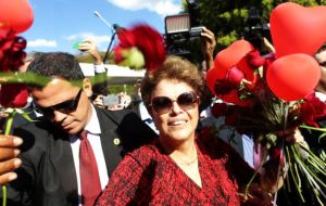 The ex president said she wants to be close to her daughter and grandchildren in Porto Alegre, and ruled out any involvement in electoral politics in the near future