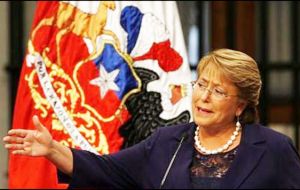 “We we have been able to transform a tragedy like the one we had to live 43 years ago into a victory of democracy, a defeat of death in hands of life,” said Bachelet 