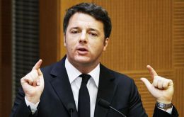 “I don't think it would be right for Italy to pretend not to notice when things are not getting any better,” Renzi told a conference in Florence