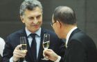 The two leaders held a brief informal exchange during the Ban Ki-moon hosted lunch in New York