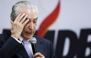 Local media said Temer had denied any accusation he requested money for the campaign of Chalita, who was then a member of the president's party, PMDB.