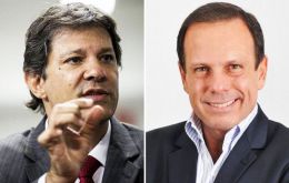 In Sao Paulo PT mayor, Fernando Haddad, was ousted by Joao Doria, of the centrist PSDB, who obtained some 53% of the vote.