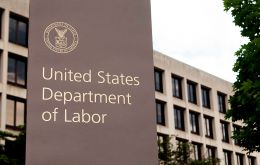  The US Department of Labor said job gains occurred in professional and business services and in health care. 