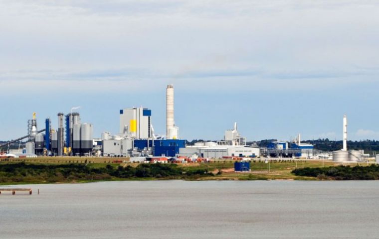 Controversial pulp mill not as polluted as Argentine side of the river