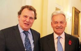 Argentine Ambassador Carlos Sersale with Deputy Foreign Minister Alan Duncan