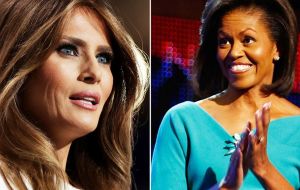 First lady Michelle Obama will also meet privately with Trump's wife, Melania, in the White House residence.