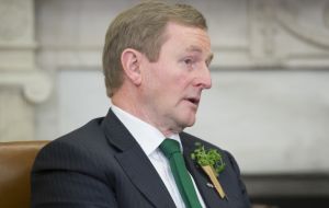 Trump invited Irish PM Enda Kenny to attend the St Patrick's Day celebrations at the White House, as is the tradition.