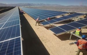 The El Romero Solar plant in Chile features 776,000 photovoltaic modules. 
