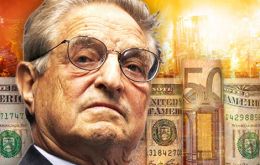 Millionaire George Soros known to many for his support of counter-revolutions where he dislikes the democratic outcome of an election.  