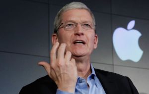 Apple CEO Tim Cook said the U.S. did not have enough skilled workers or cluster of suppliers for the manufacturing of iPhones. 