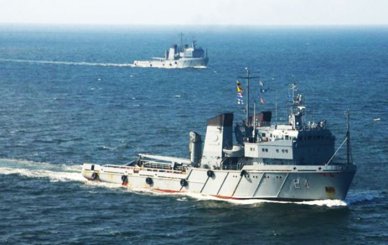 ARA Islas Malvinas is one of four Russian built polar multipurpose class tug, purchased at the end of ex president Cristina Fernandez mandate