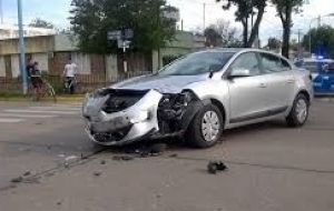 Lorenzetti's Renault Fluence on Nov. 13 following the accident 