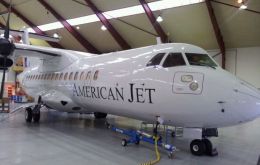 American Jet has recently started commercial flights four times a week from Neuquén to Temuco and Chile with a twenty seat aircraft