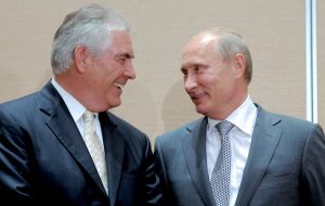 Tillerson was a familiar and popular figure in Moscow, awarded an Order of Friendship medal by Putin in 2013.