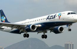 Azul is a Brazilian low-cost carrier which will serve the Belo Horizone-Ezeiza route with Embraer 195 aircraft