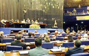 A minute of silence was held in the lower house of Congress in the capital Brasilia. She was first lady from 2003 to 2010.