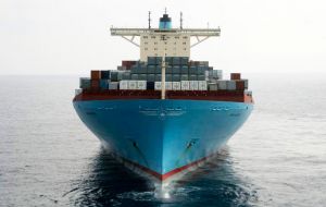 Fellow shipping giant Maersk, earlier this month revealed a US$1.9bn net loss for 2016 - just its second annual loss since World War Two.