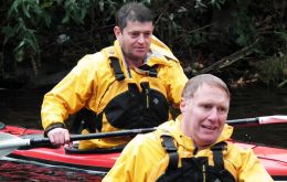 Before embarking on this challenge both Steve and Mick were novice kayakers so have had to learn how to kayak effectively as well as train in skills 